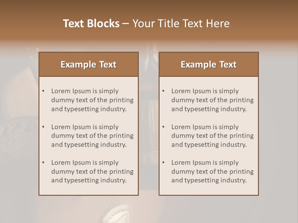 Salami Bottle Glass PowerPoint Template