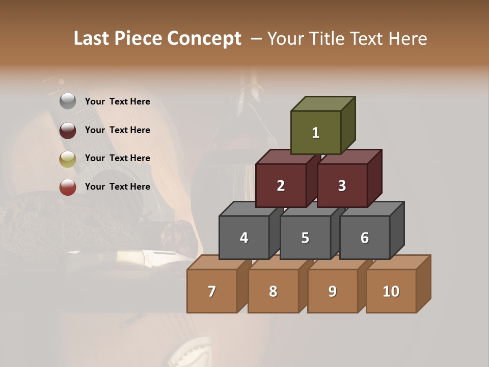 Salami Bottle Glass PowerPoint Template