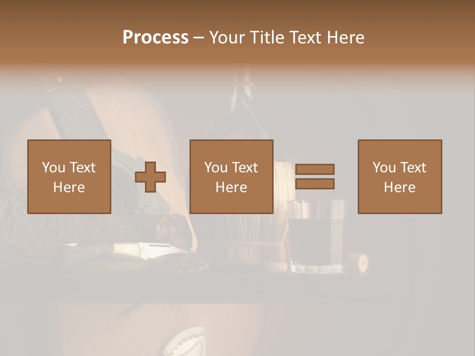 Salami Bottle Glass PowerPoint Template