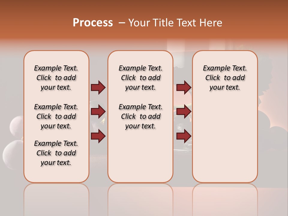 Vite Foglie Bicchiere PowerPoint Template