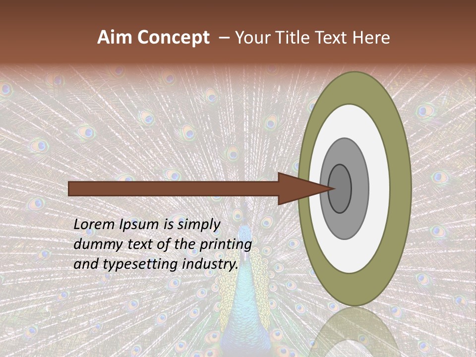 Beautiful Feather Bright PowerPoint Template