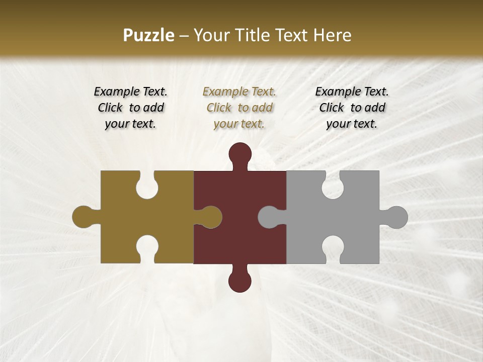 Show Animals White PowerPoint Template