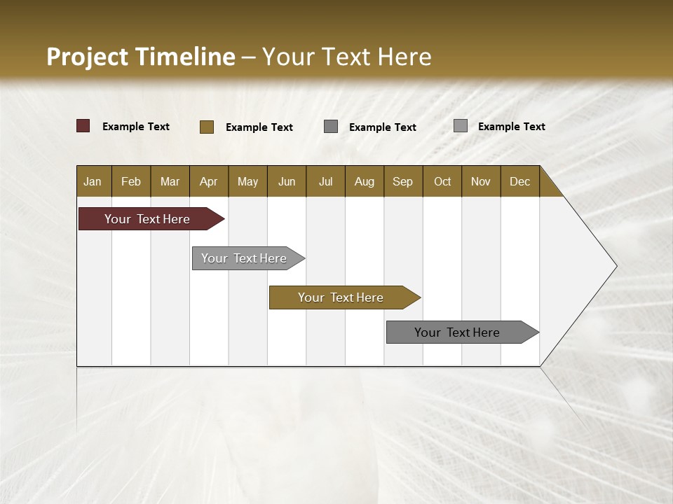 Show Animals White PowerPoint Template