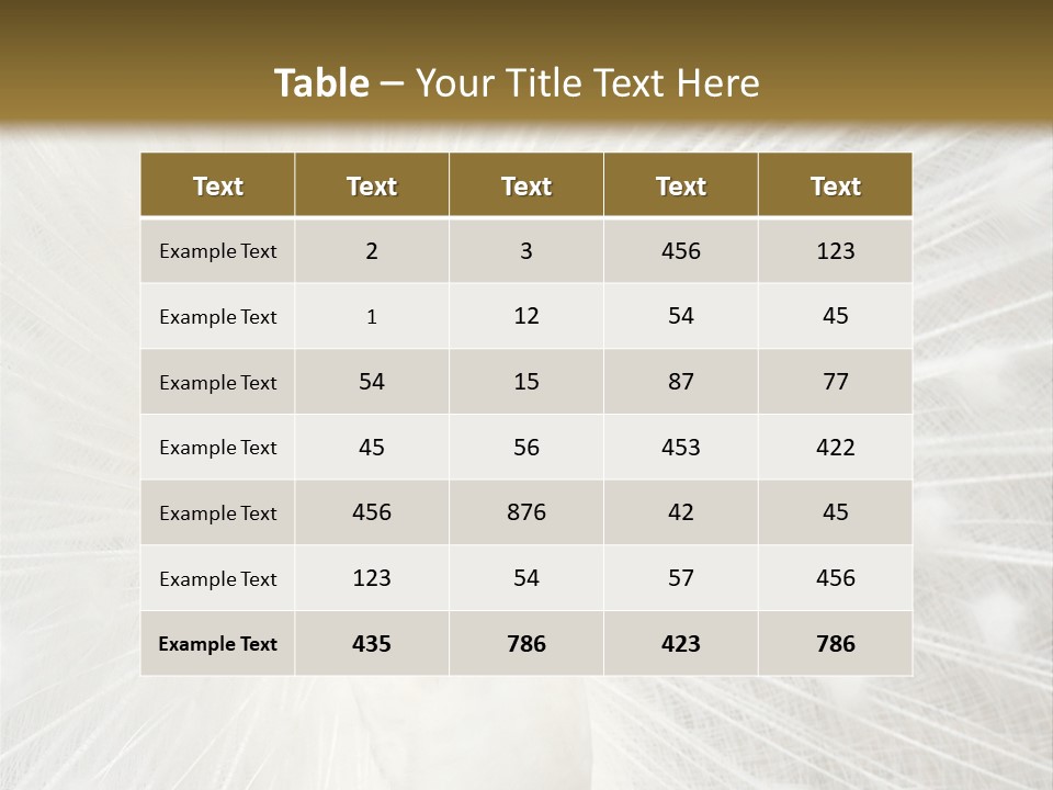 Show Animals White PowerPoint Template