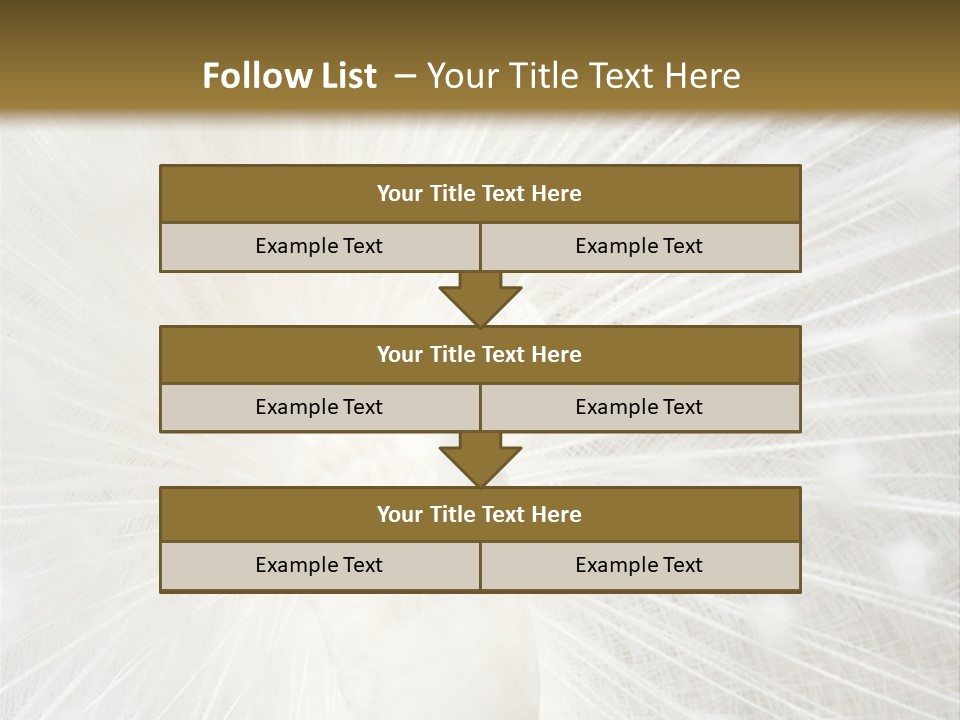 Show Animals White PowerPoint Template