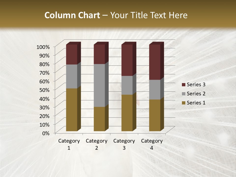 Show Animals White PowerPoint Template