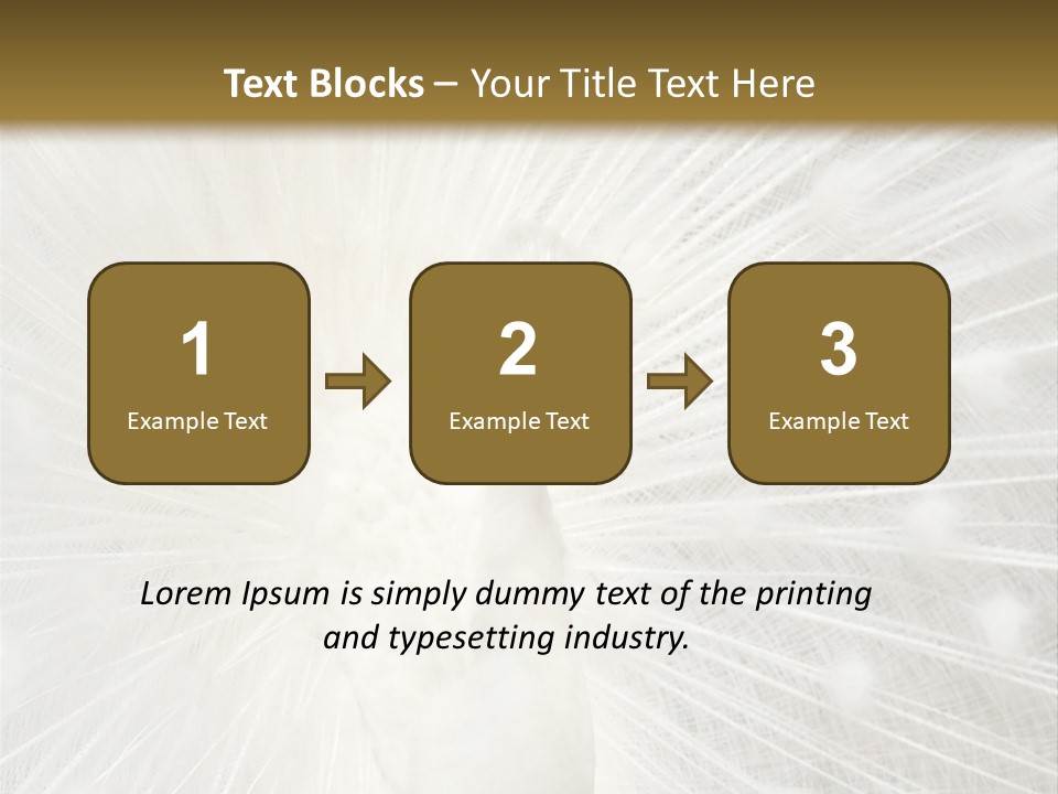 Show Animals White PowerPoint Template