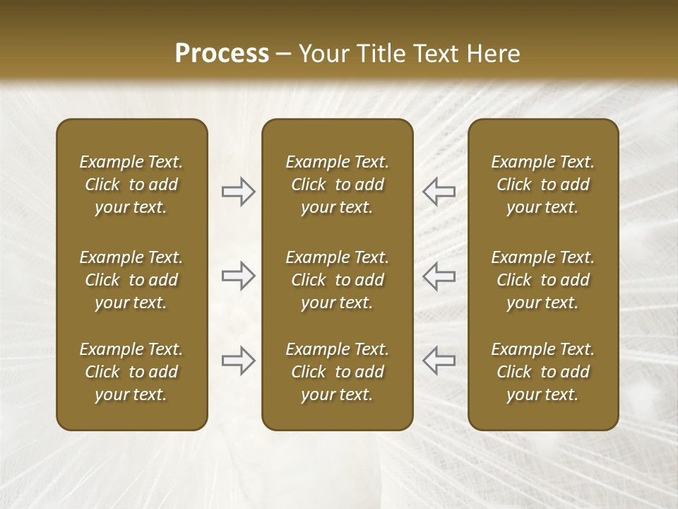 Show Animals White PowerPoint Template