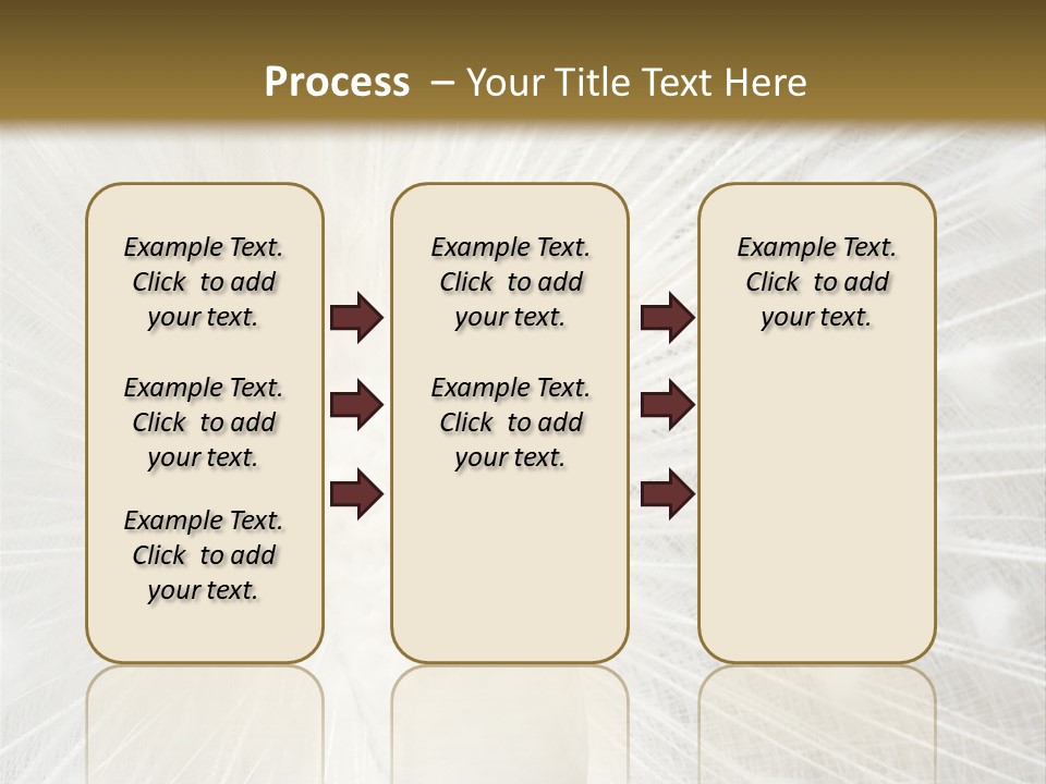 Show Animals White PowerPoint Template