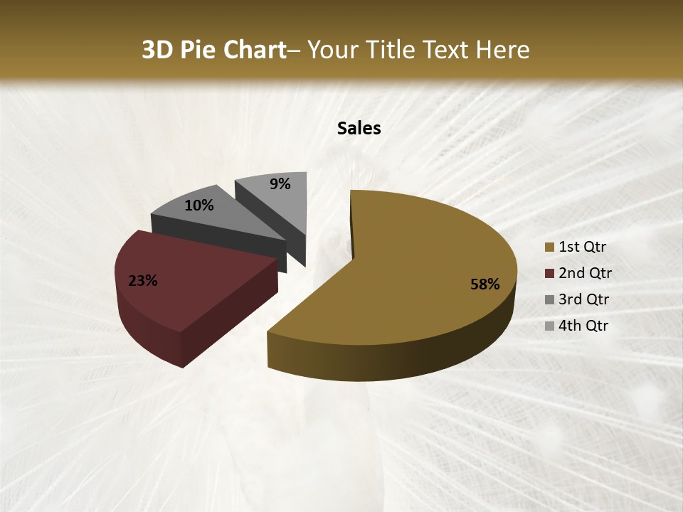 Show Animals White PowerPoint Template