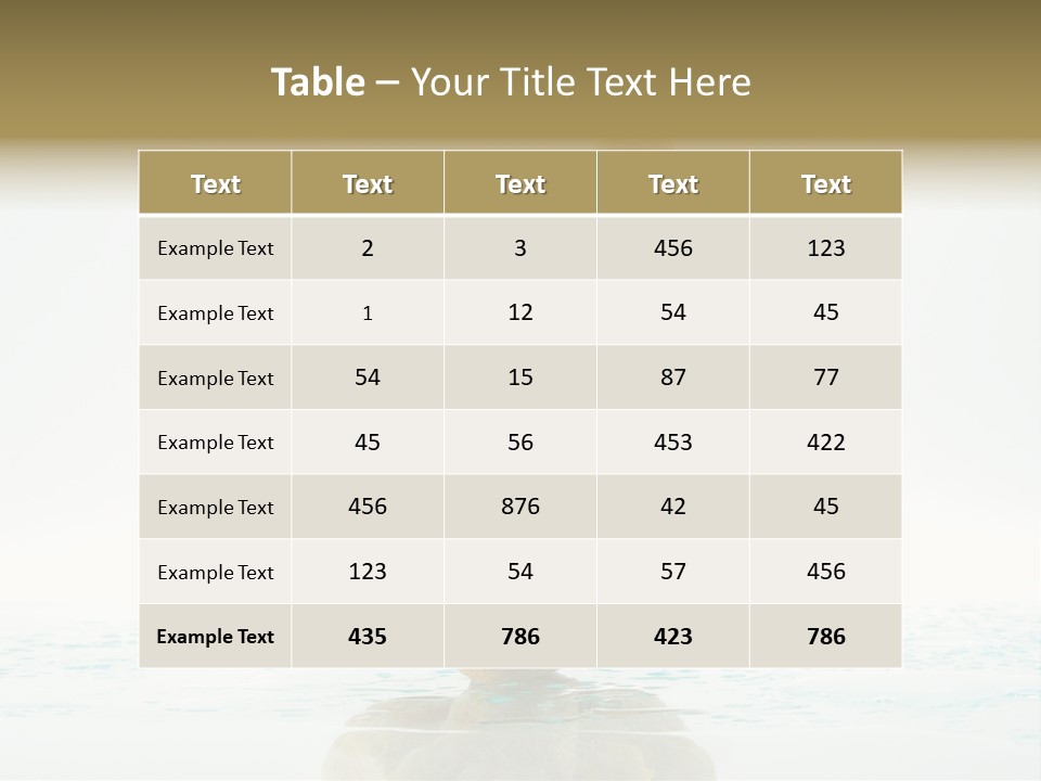 Porous Reverberation Tender PowerPoint Template