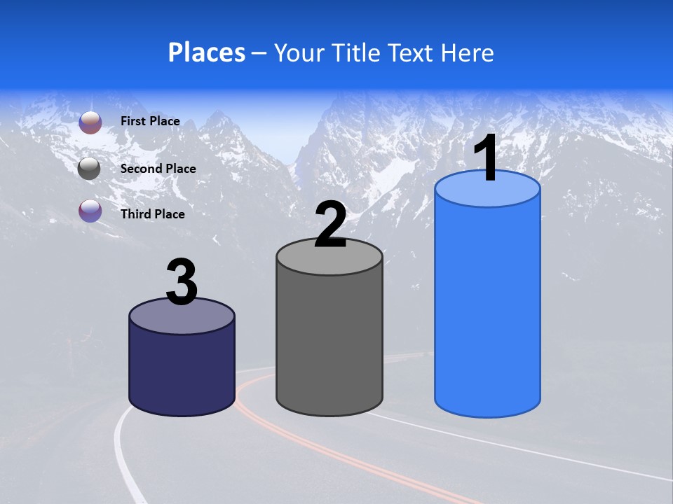 Teton Peaceful Grand Teton National Park PowerPoint Template