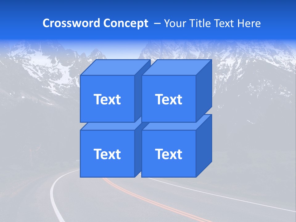 Teton Peaceful Grand Teton National Park PowerPoint Template