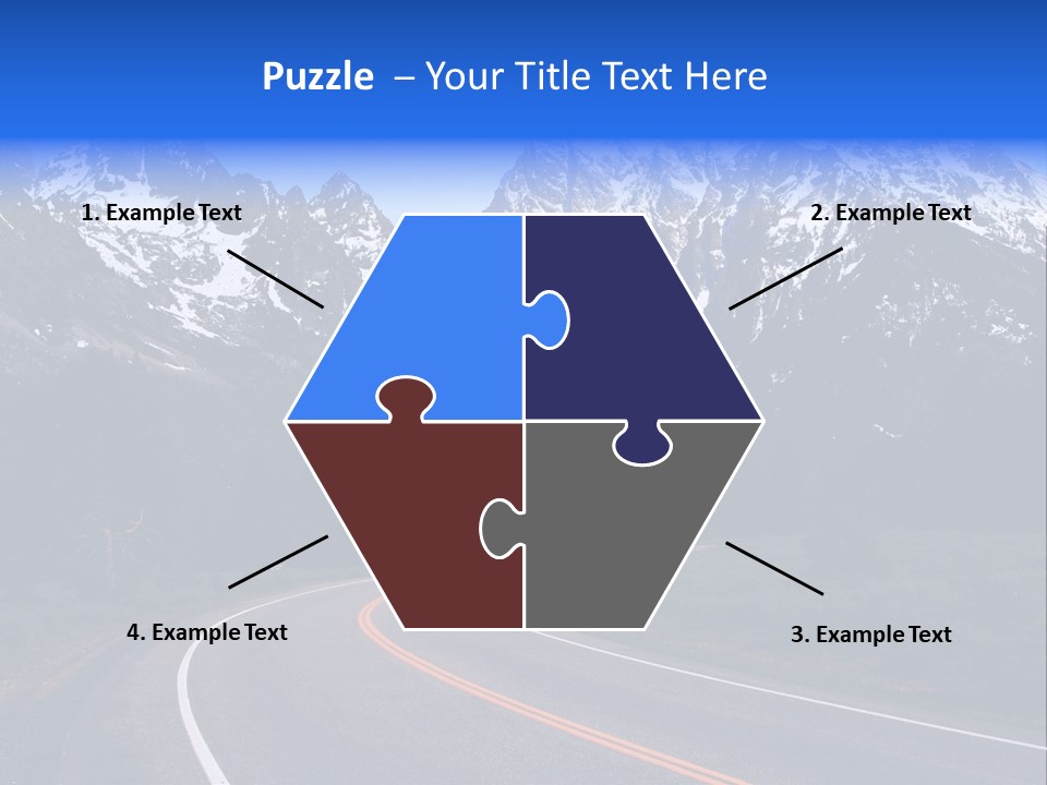 Teton Peaceful Grand Teton National Park PowerPoint Template