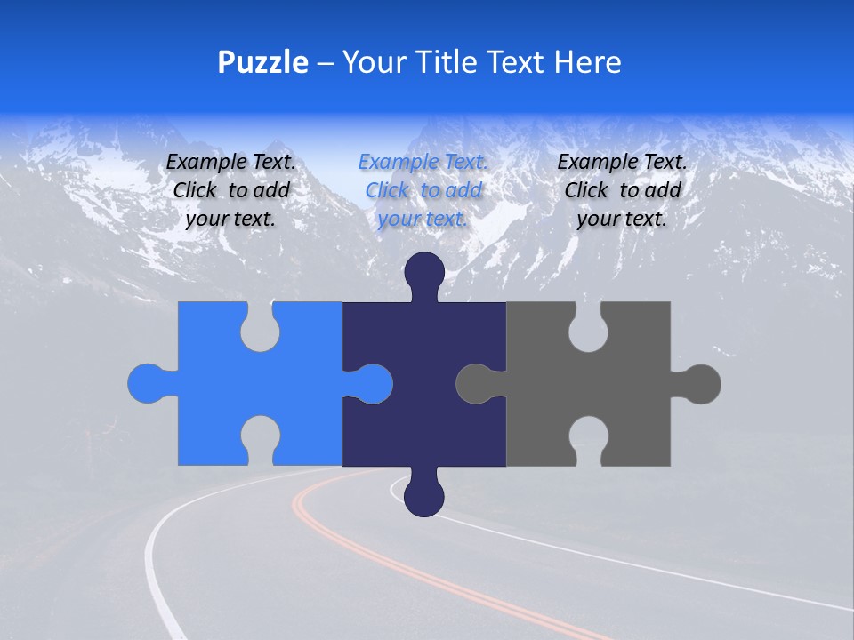 Teton Peaceful Grand Teton National Park PowerPoint Template