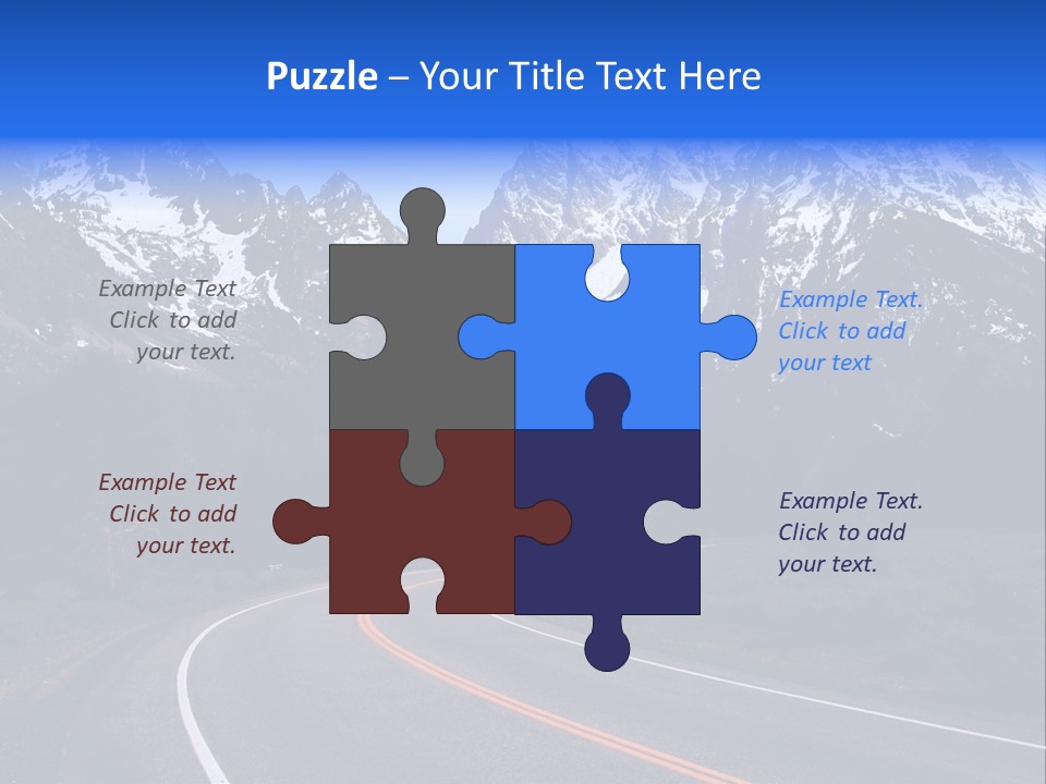 Teton Peaceful Grand Teton National Park PowerPoint Template