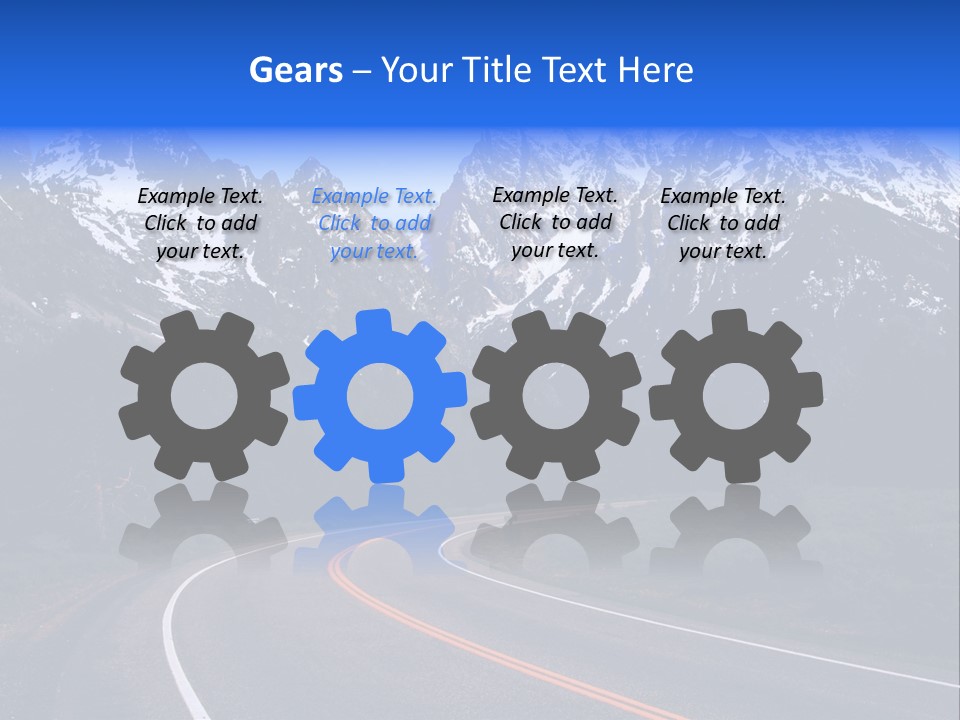 Teton Peaceful Grand Teton National Park PowerPoint Template