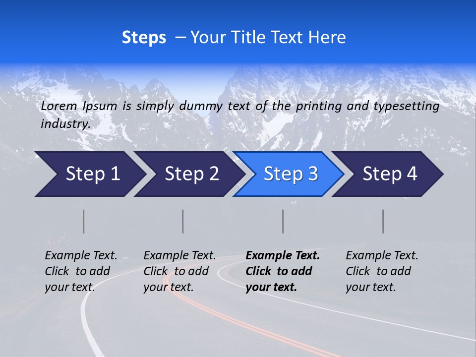 Teton Peaceful Grand Teton National Park PowerPoint Template