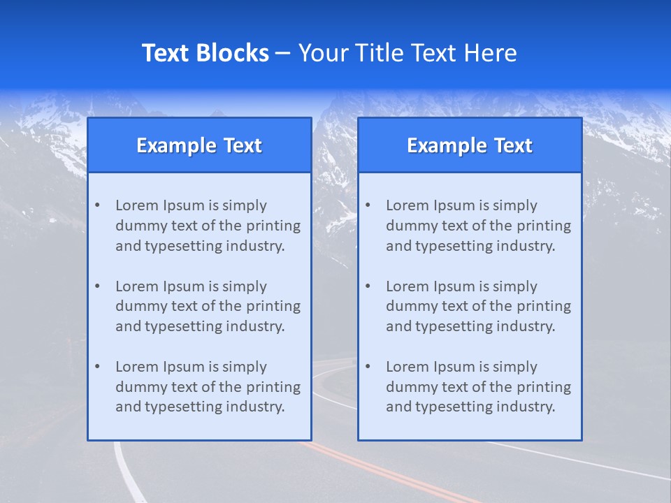 Teton Peaceful Grand Teton National Park PowerPoint Template