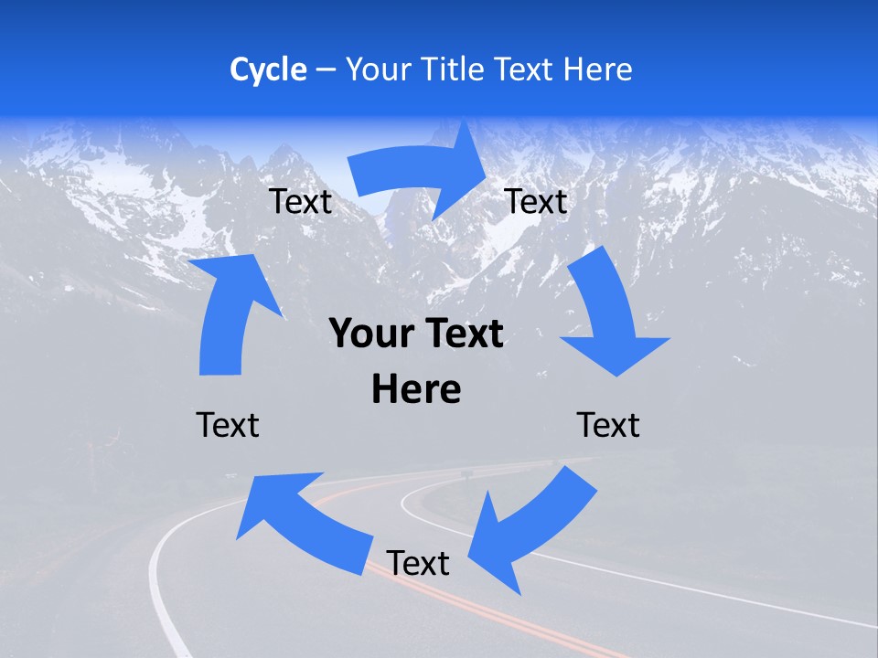 Teton Peaceful Grand Teton National Park PowerPoint Template