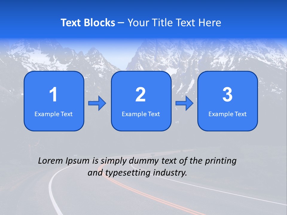 Teton Peaceful Grand Teton National Park PowerPoint Template