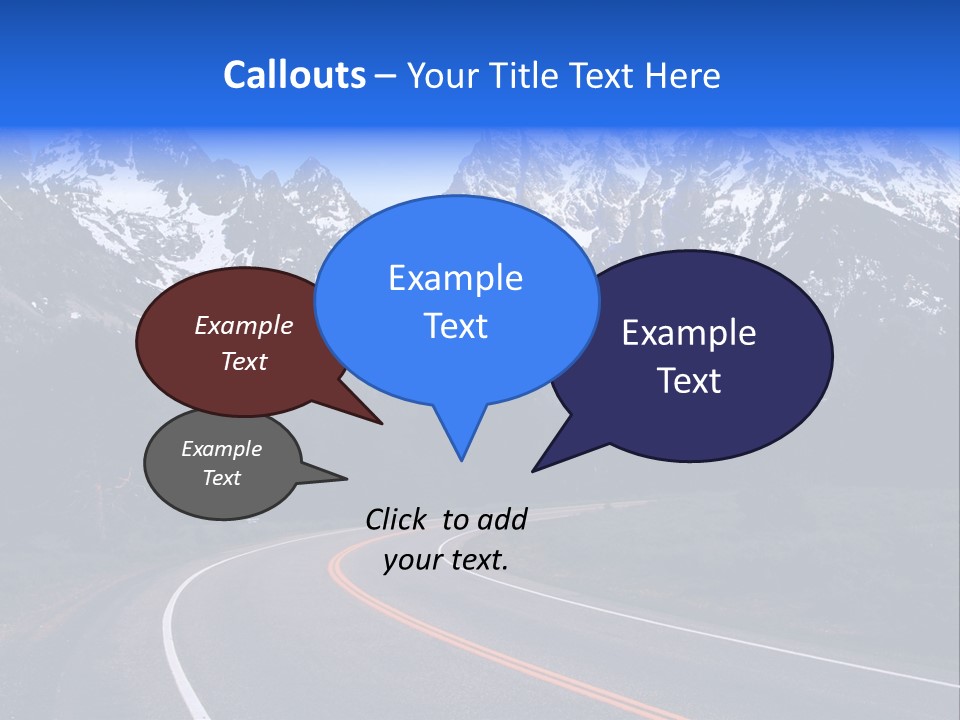 Teton Peaceful Grand Teton National Park PowerPoint Template