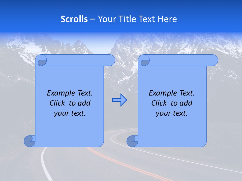 Teton Peaceful Grand Teton National Park PowerPoint Template