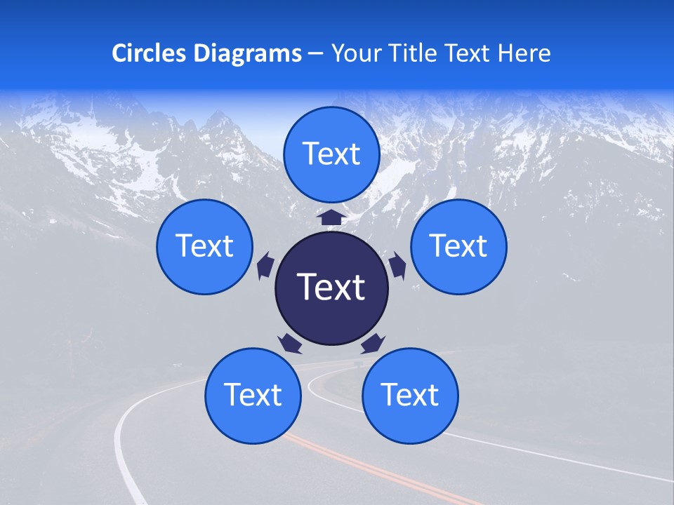 Teton Peaceful Grand Teton National Park PowerPoint Template