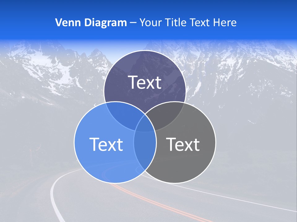 Teton Peaceful Grand Teton National Park PowerPoint Template