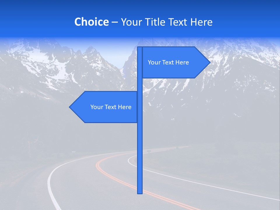 Teton Peaceful Grand Teton National Park PowerPoint Template
