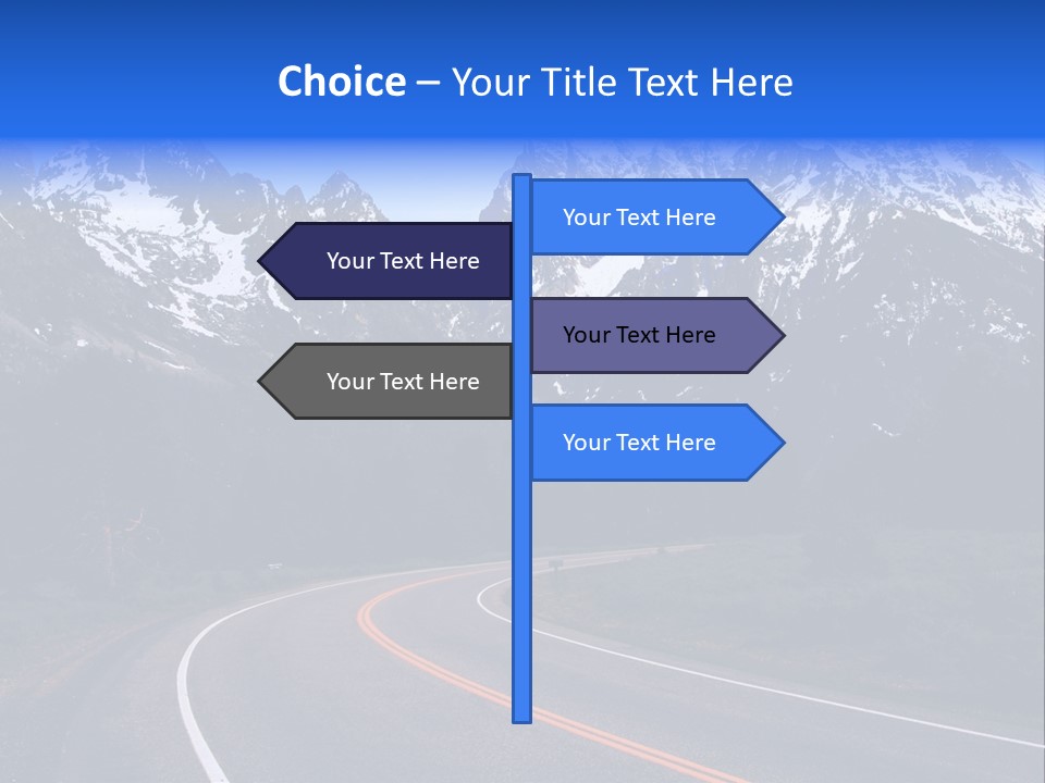 Teton Peaceful Grand Teton National Park PowerPoint Template