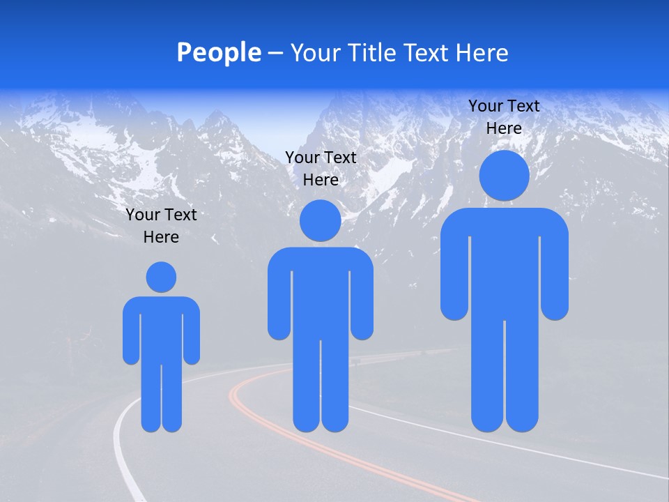 Teton Peaceful Grand Teton National Park PowerPoint Template