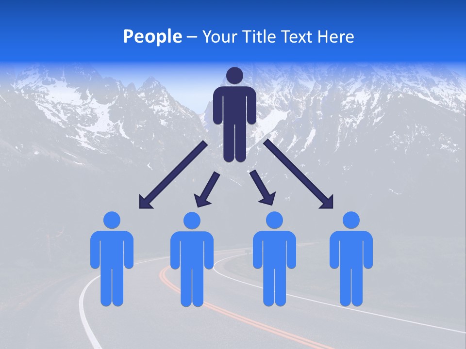 Teton Peaceful Grand Teton National Park PowerPoint Template