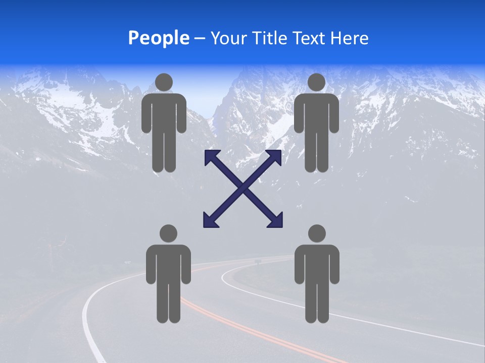 Teton Peaceful Grand Teton National Park PowerPoint Template