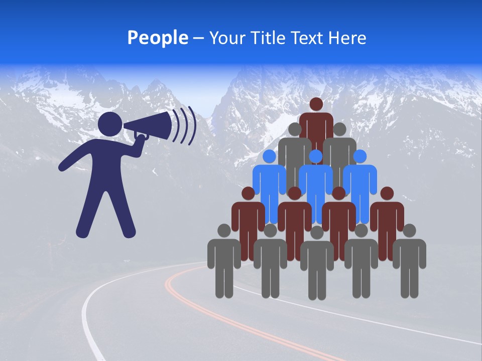 Teton Peaceful Grand Teton National Park PowerPoint Template