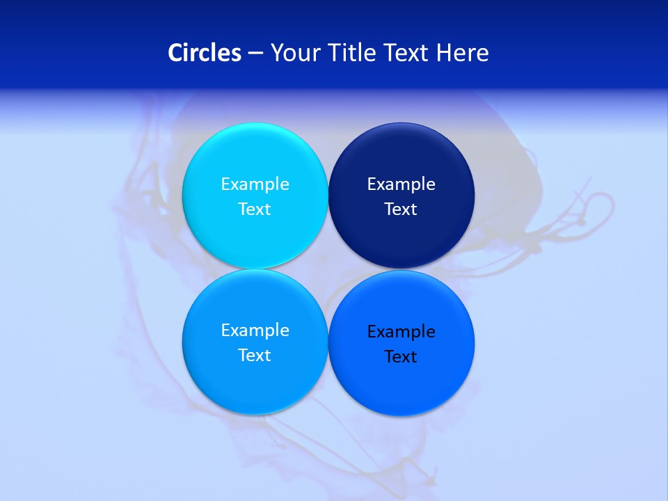 Dark Glowing Float PowerPoint Template