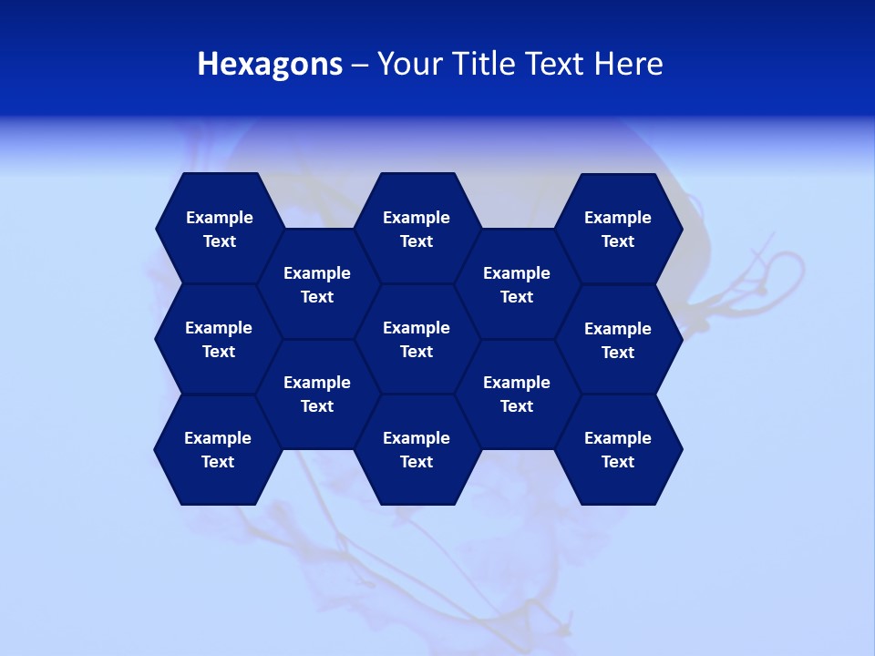 Dark Glowing Float PowerPoint Template