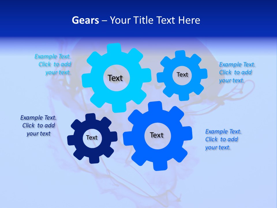 Dark Glowing Float PowerPoint Template