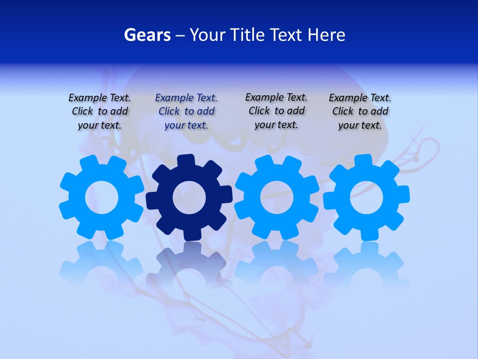 Dark Glowing Float PowerPoint Template