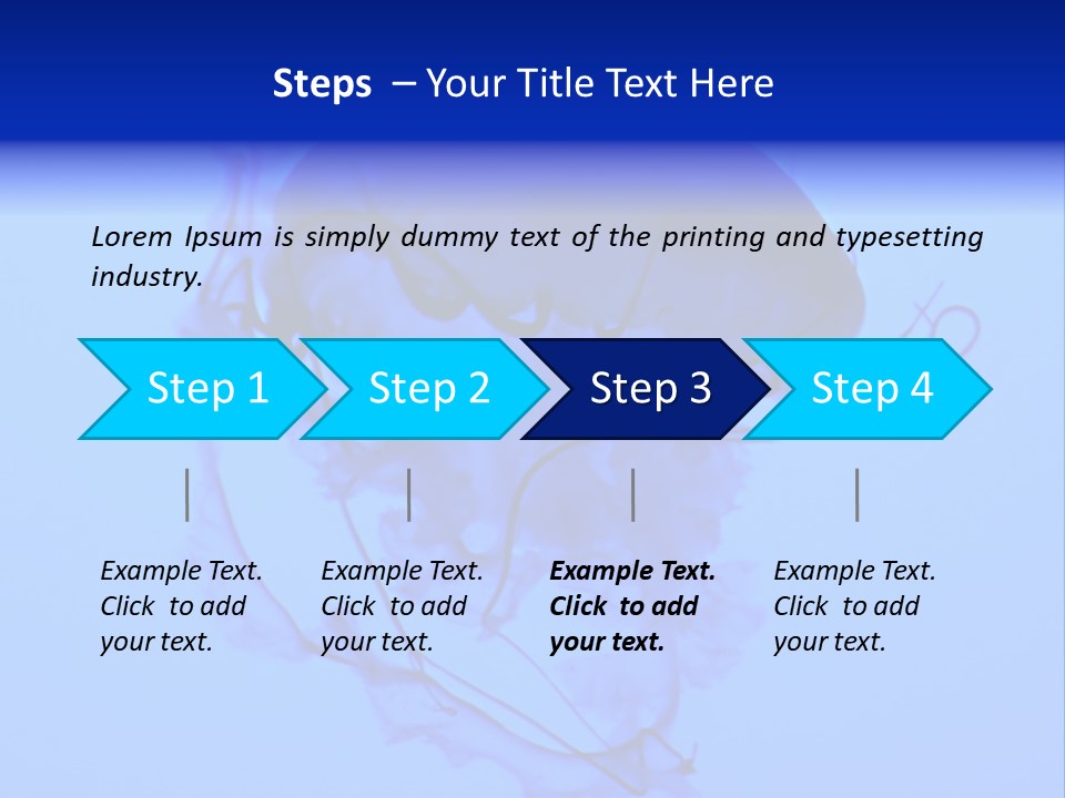 Dark Glowing Float PowerPoint Template