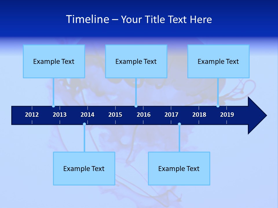 Dark Glowing Float PowerPoint Template