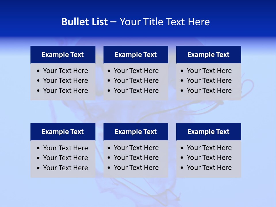 Dark Glowing Float PowerPoint Template