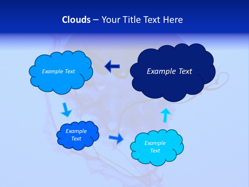 Dark Glowing Float PowerPoint Template