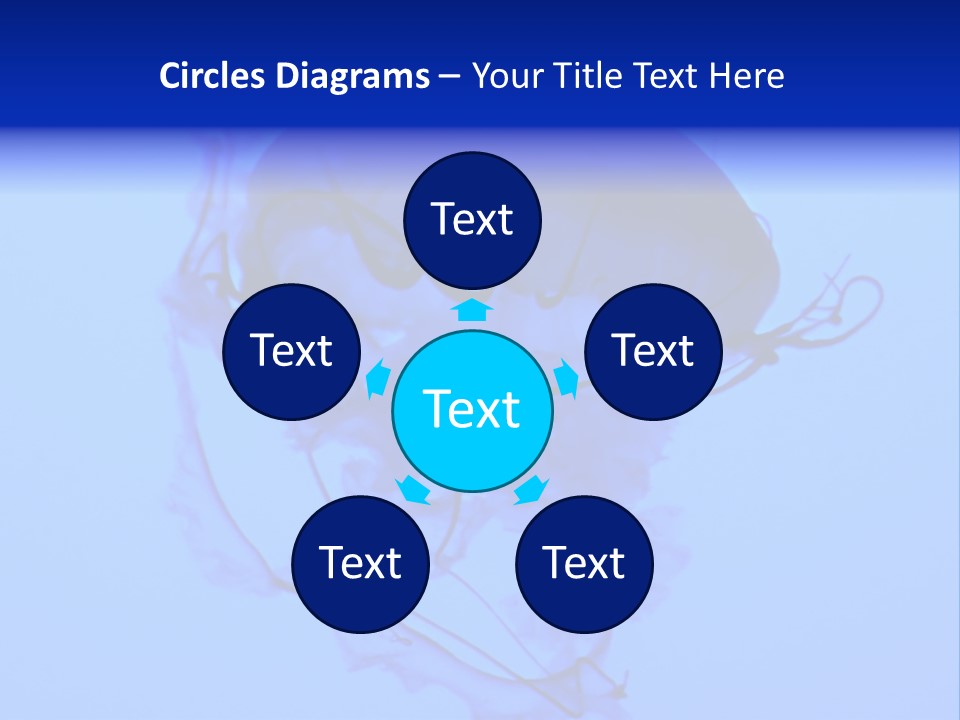 Dark Glowing Float PowerPoint Template