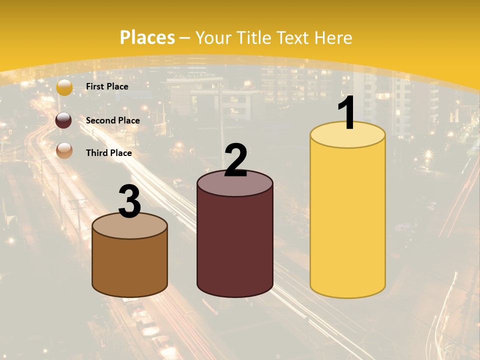 Sunrise Buildings Business PowerPoint Template