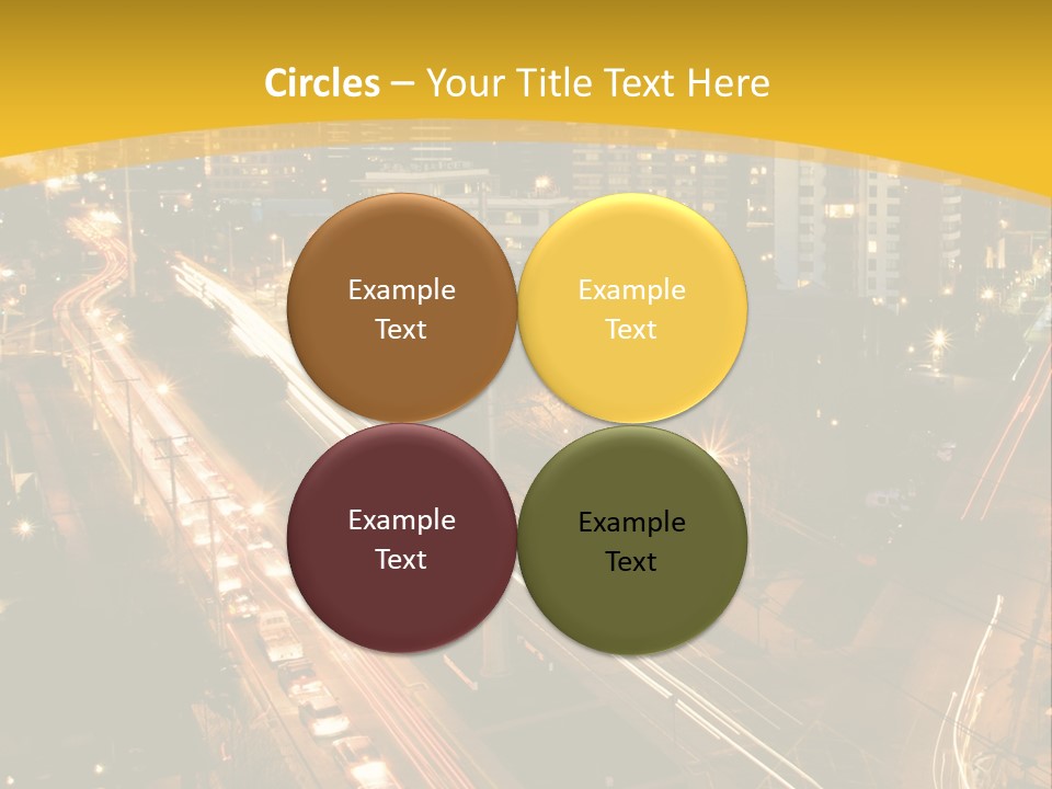 Sunrise Buildings Business PowerPoint Template