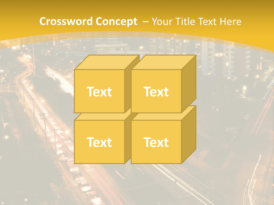 Sunrise Buildings Business PowerPoint Template