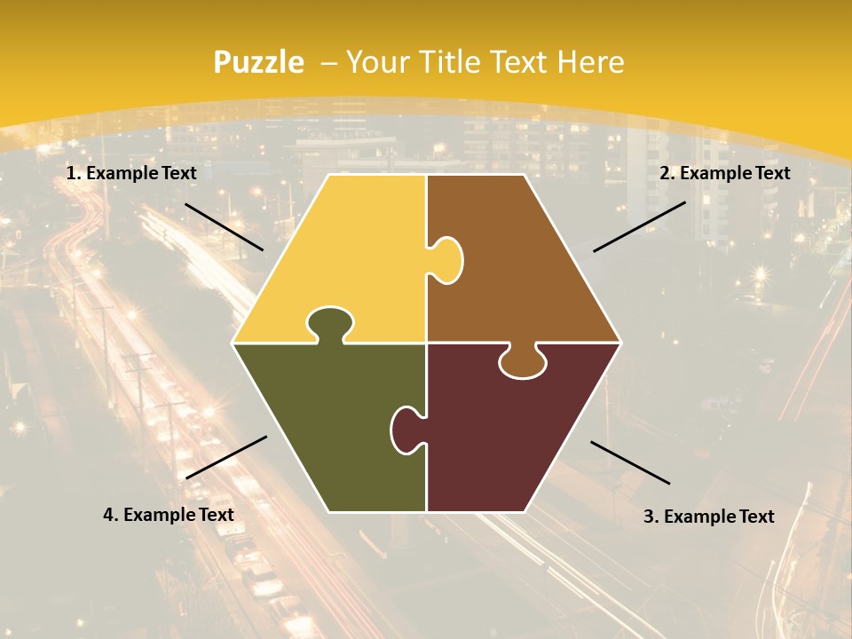 Sunrise Buildings Business PowerPoint Template
