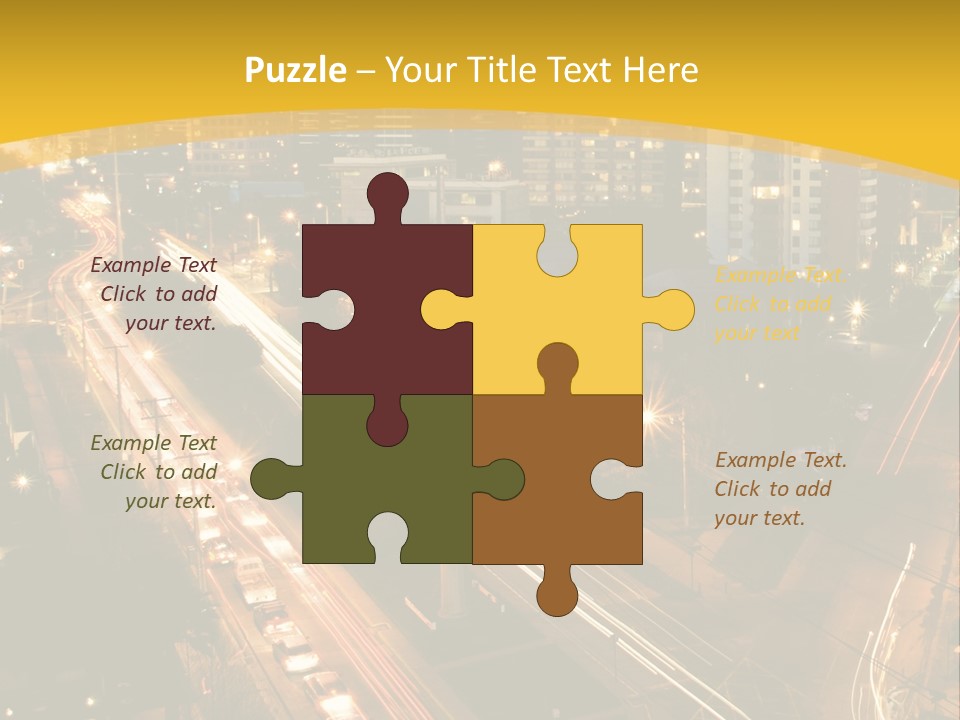 Sunrise Buildings Business PowerPoint Template