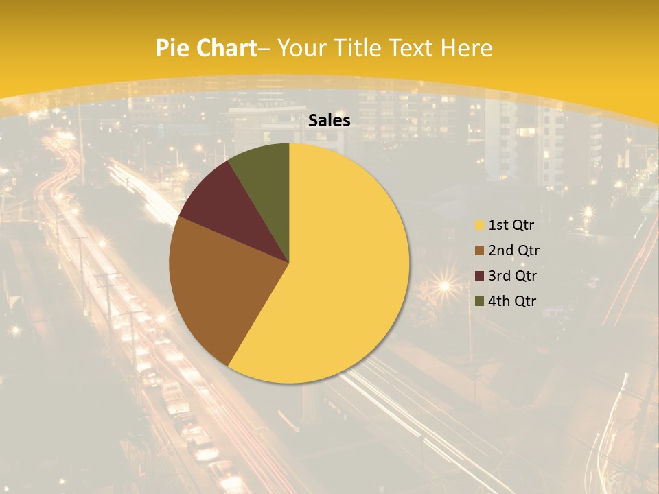 Sunrise Buildings Business PowerPoint Template